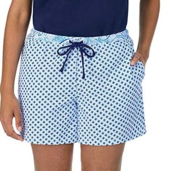 Carole Hochman Women's 4 Piece Pajama Set - Tank Top, Short Sleeve Top, Short - Picture 5 of 8